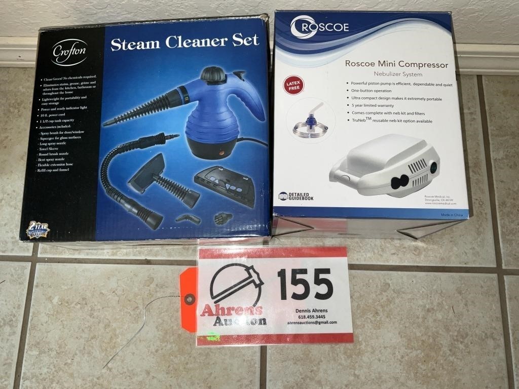 Steam cleaner, nebulizer