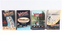 (4) WEBER FLY FISHING CATALOGUES: