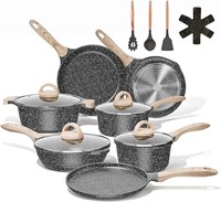 JEETEE Pots and Pans Set, Nonstick Kitchen