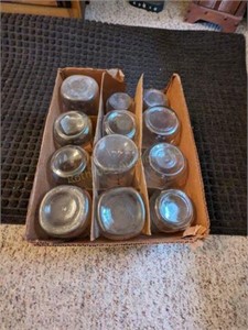 (10) Quart Canning Jars, (2) Pint Jars