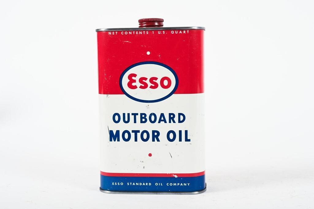 ESSO OUTBOARD MOTOR OIL U.S. QT CAN
