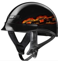 GLX Chain Skull Half Helmet XL - DOT 

Dot