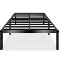 HAAGEEP Full Size Bed Frame 18 Inch Tall