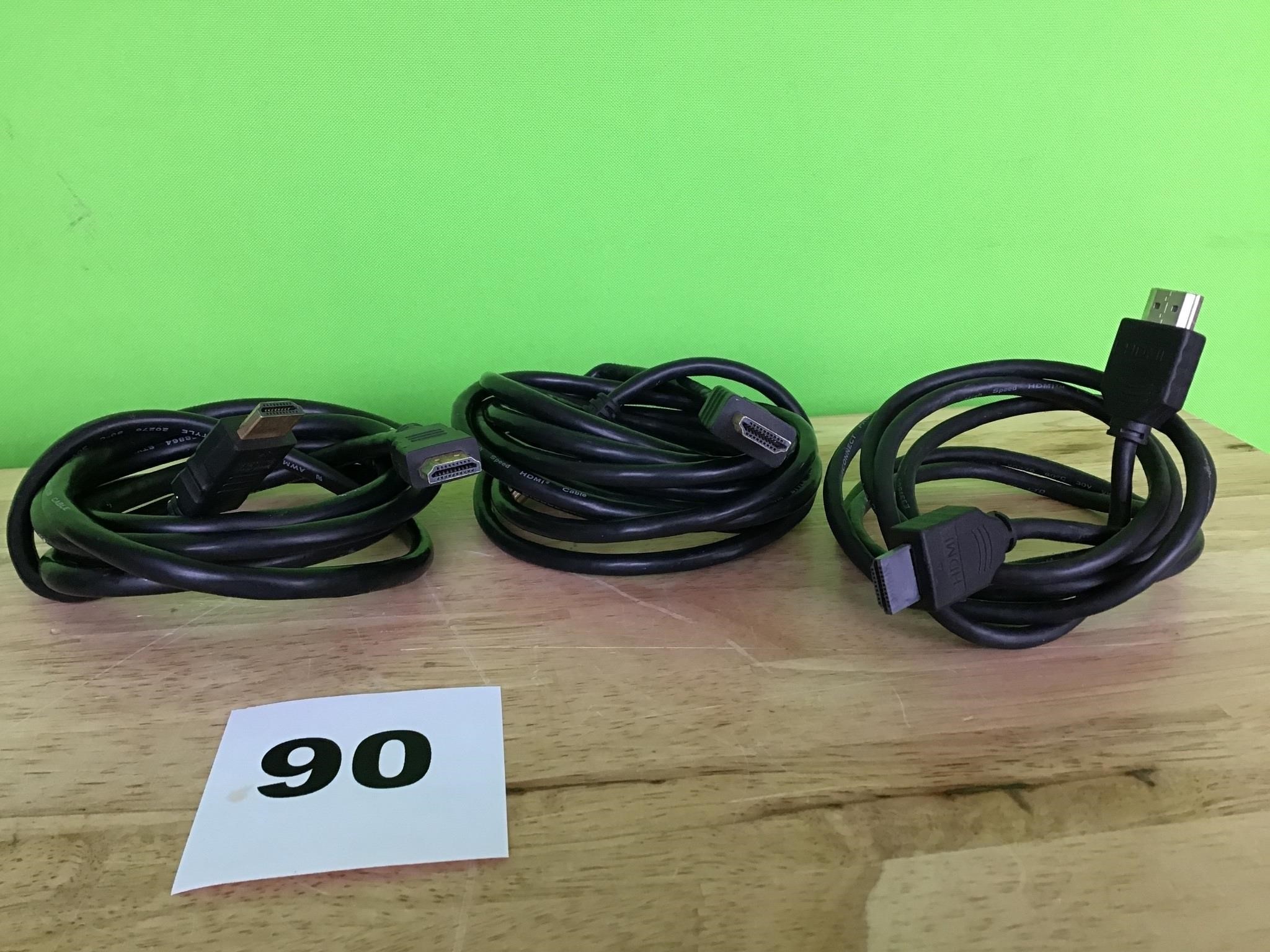 HDMI Cables lot of 3