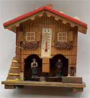 Vintage Wooden Weather House