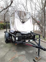 EZ-GO Golf Cart & Trailer