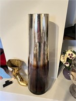 Large Ombre Mercury Glass Vase