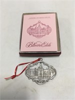 Pewter Biltmore Estate Ornament