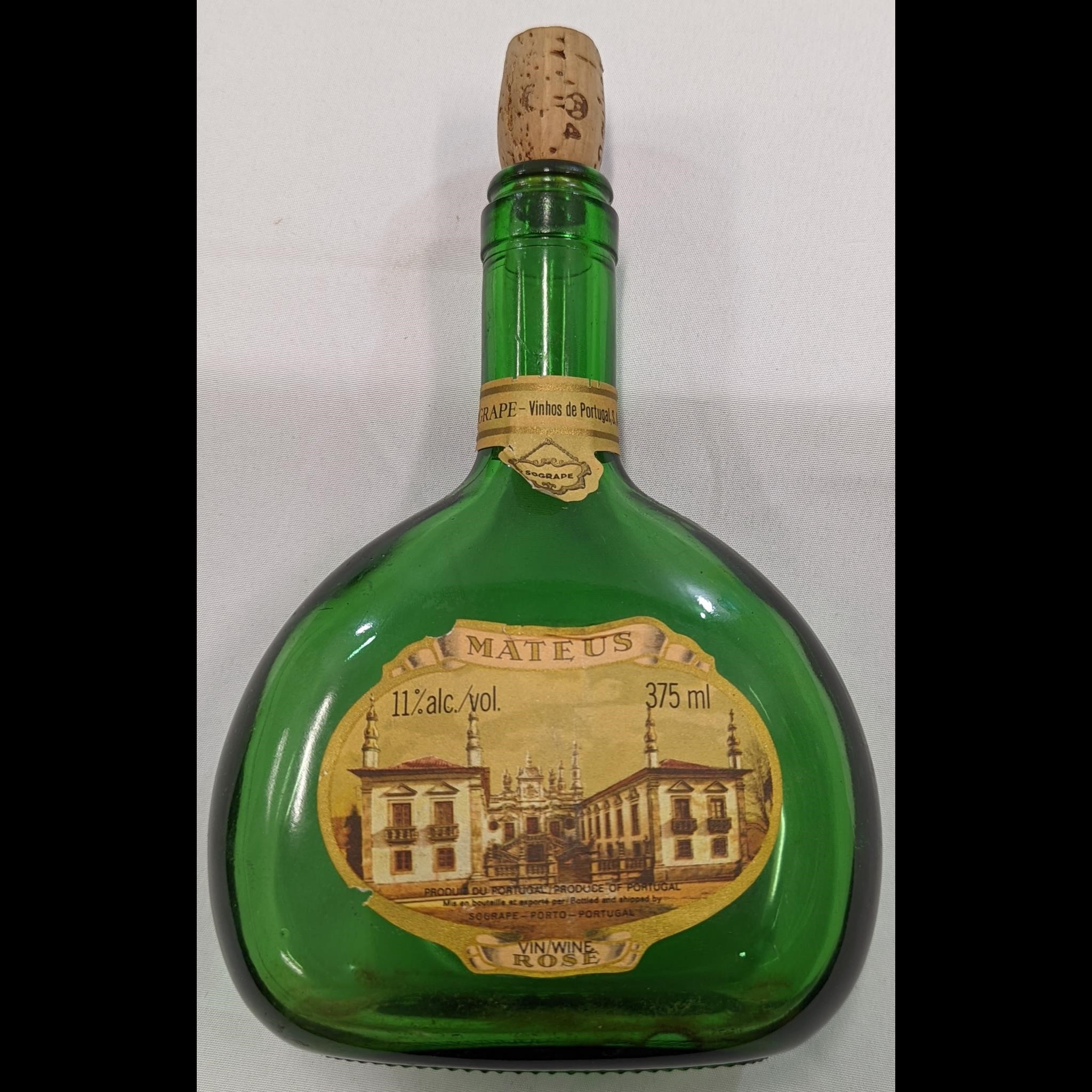 Vintage Mateus Rose Wine Bottle