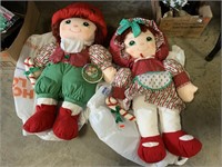 Holly and Berry Stuffed Dolls