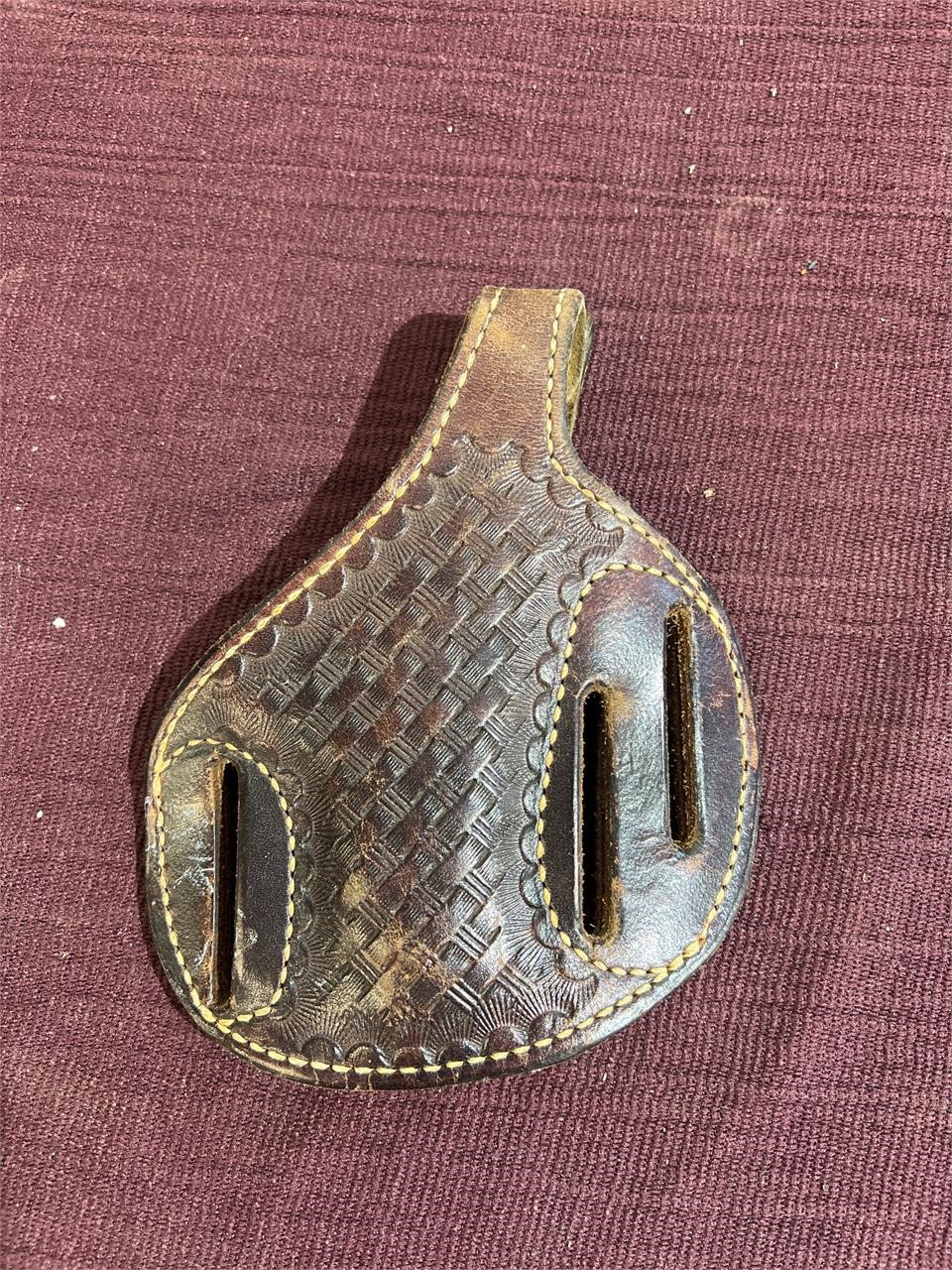 Roy’s leather holster