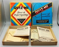 2 EARLY "QUIZ ME" GAMES - 1938