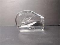 Dartington Crystal Humpback Whale Sculpture