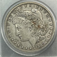 Silver Morgan 1 Dollar 1889-O