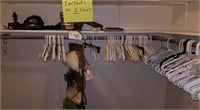 Contents of 2 Closets, Lots of Hangers