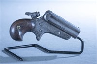Sharps Model 4B pepperbox pistol, 32 Rimfire.