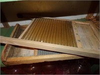 PAIR OF ANTIQUE WASHING BOARDS