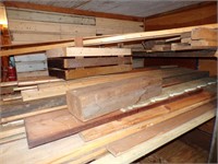 LARGE ASSORTMENT OF BOARDS, SHEETING & OTHER WOOD