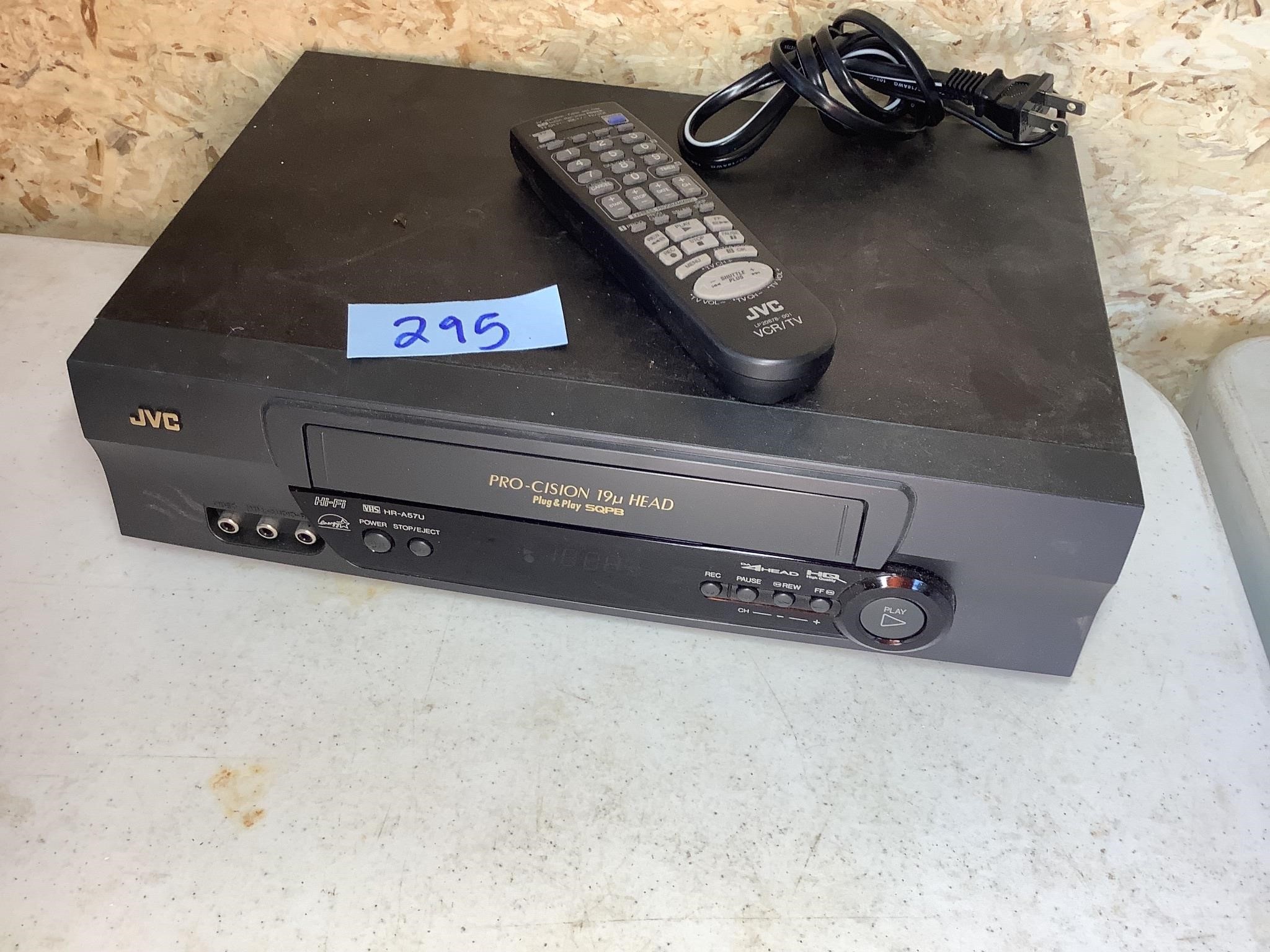 JVC VHS PLAYER with remote never used