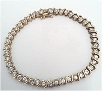 Women's Sterling Silver/CZ Tennis Bracelet