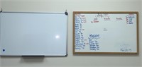 2 Dry Erase Wall Boards
