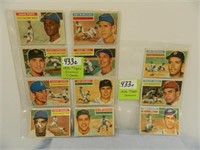 (11) 1956 Topps Cards (Commons)
