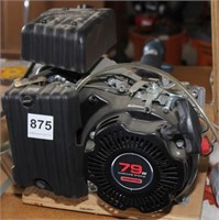79cc gas engine with 10 amp DC motor