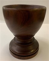 Turned Wood Footed Bowl