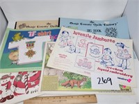 Vintage sweatshirt design booklets