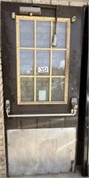 36x79 Steel Door w Window