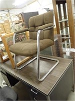 Metal Frame Padded Chair