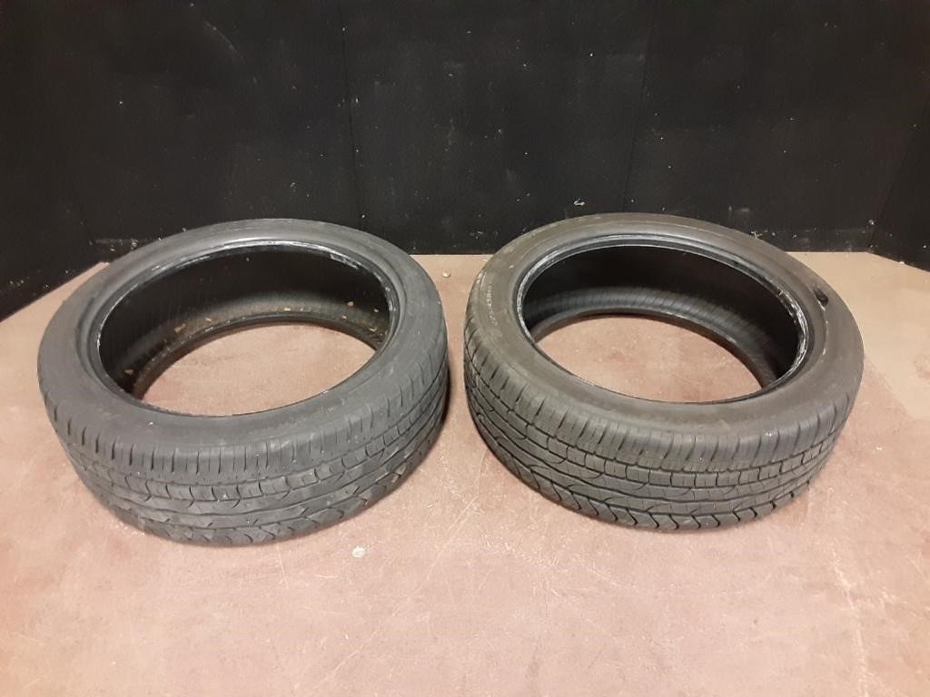 2 Tires 225/45R18