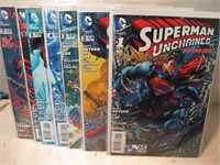 COMIC BOOKS - SUPERMAN Unchained Issues #1 - 7