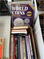 2 flats of coin info books