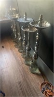 a lot of assorted hookah