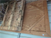 Wood frame 40x70 and pallet