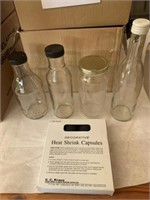 7 boxes of jars & bottles (over 7 dozen pcs)