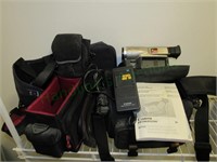 Video Camera and Bag Lot