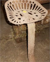 Iron implement seat