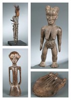 Four West African style objects. 20th century.
