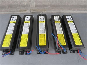 (5) INSTANT - START ELECTRIC BALLASTS