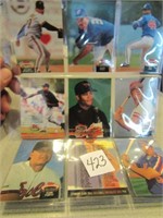 8-TOPPS STADIUM CLUB BASEBALL CARDS