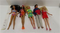 assorted Barbies