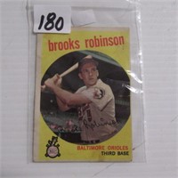 1958/59 BROOKS ROBINSON -TCG #439 COLL CARD