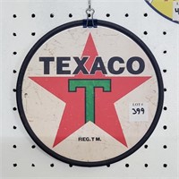 Texaco Metal Round Sign