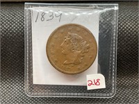 1839 LARGE CENT