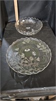 2 Silver Overlay Serving Pieces