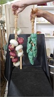 Hanging Ceramic Vegtables