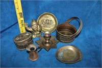 7 Items of Brassware