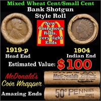 Small Cent Mixed Roll Orig Brandt McDonalds Wrappe